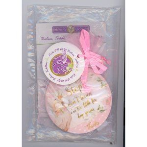 Girl Pink Floral Newborn Baby Car Seat Tag Stroller Sign Baby Car Carrier Sign